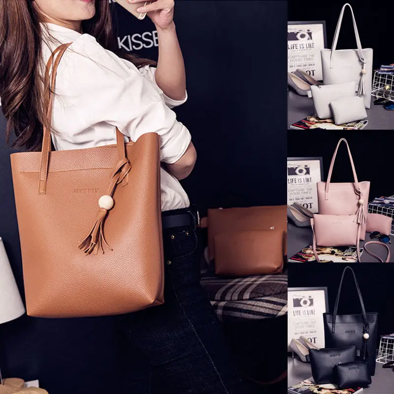 3 шт. женские сумки мессенджеры из ПУ кожи|women handbags set|handbag setleather shoulder bag |