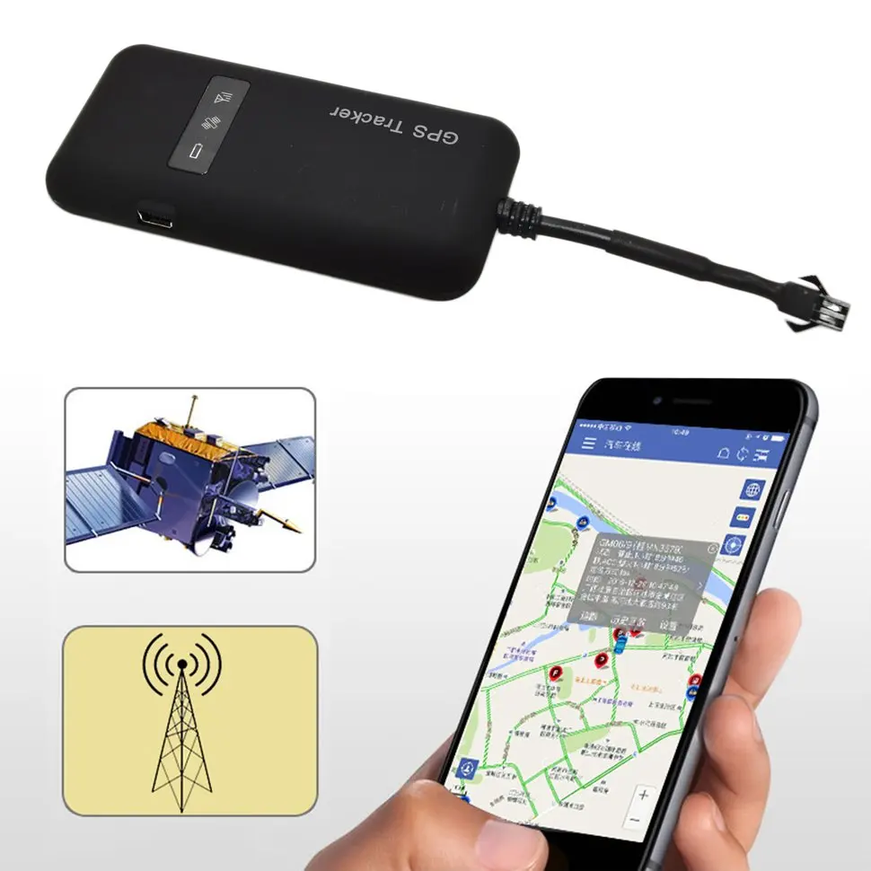 2 шт. Портативный устройство слежения с GPS для автомобиля GSM GPRS в режиме реального