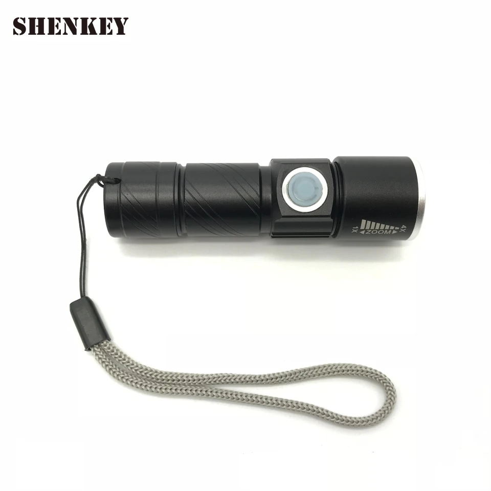 SHENKEY Новый USB Перезаряжаемый велосипедный фонарь для велосипеда светодиодный