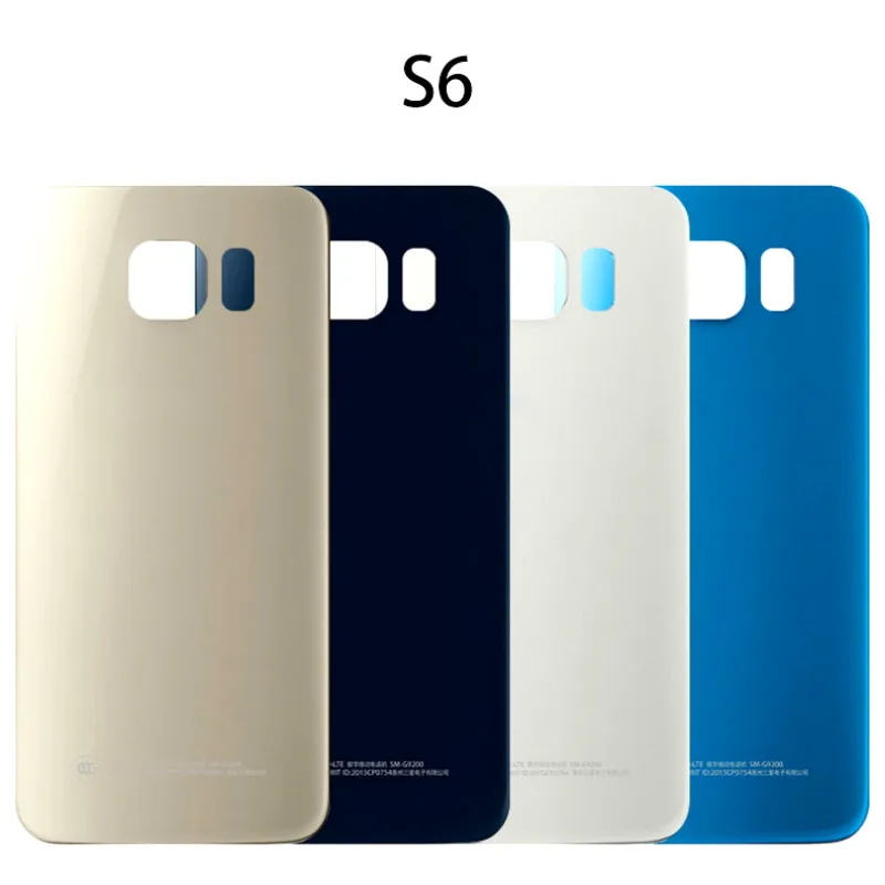 Задняя крышка из стекла с аккумулятором S6 Edge Plus для Samsung Galaxy G920 S6Edge G925 G928 корпус
