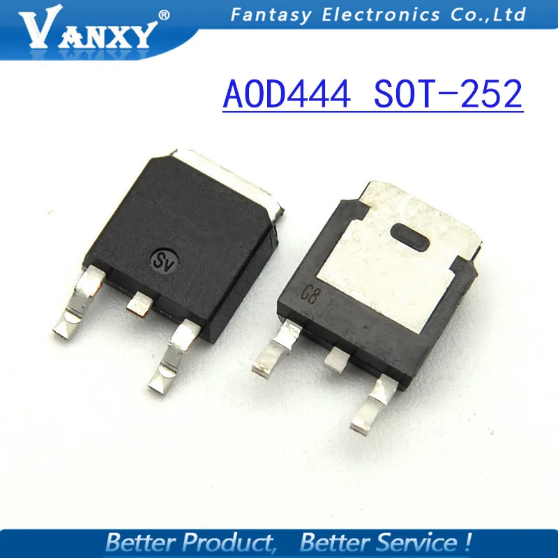10 шт AOD444 TO252 D444 TO-252 SMD | Электронные компоненты и принадлежности