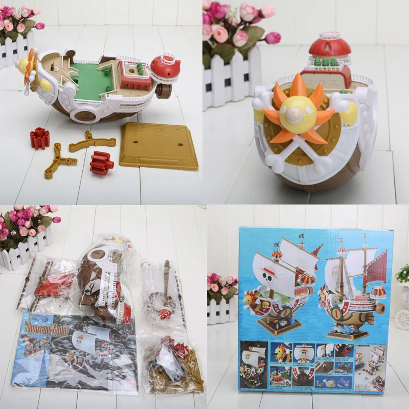 35 см 14 дюймов Одна деталь Таузенд Санни модель пиратского корабля ПВХ фигуркы