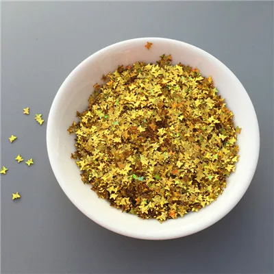 Laser Gold 10 г/лот 3 мм Маленькая бабочка Форма пайетки для судов lentejuelas пайетками для ногтей маникюр/Свадебные украшения конфетти - Цвет: Laser Gold