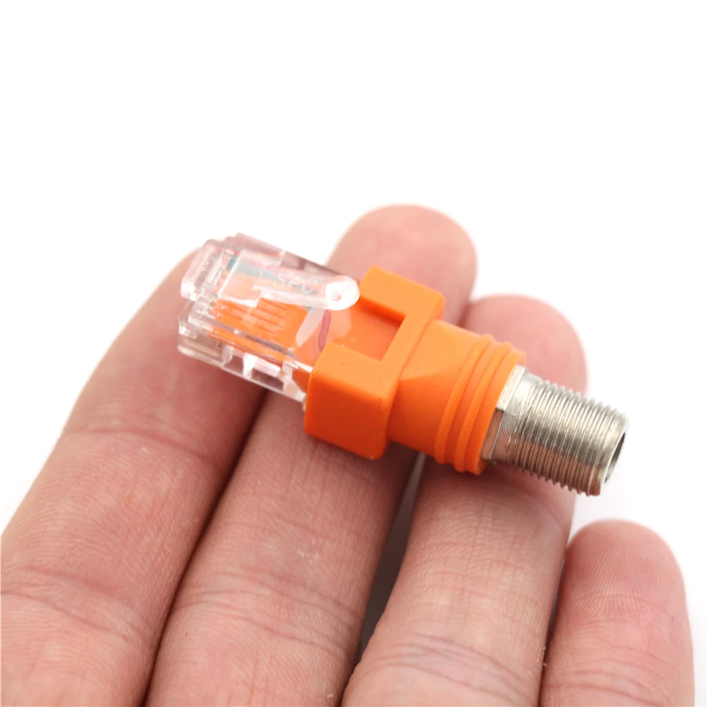 Новинка 1 шт. разъем типа F RF Мама папа RJ45 коаксиальный цилиндрический адаптер