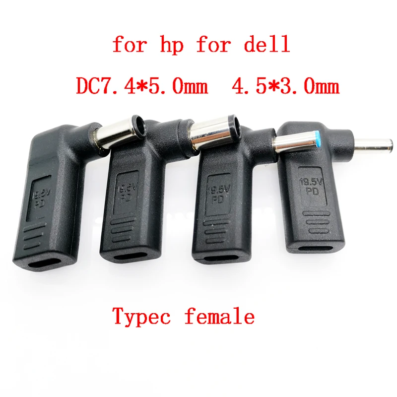 Зарядное устройство для ноутбука адаптер конвертер usb type C Женский Dc разъем питания до 7,4*5,0 мм 4,5*3,0 мм 5,5*2,5 мм для lenovo Asus адаптер для ноутбука