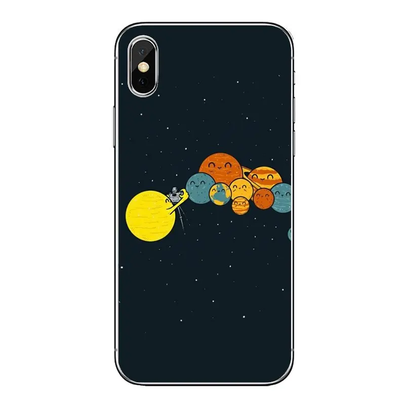 Мягкий прозрачный корпус крышки Творческий Вселенная обои с планетой для Motorola Moto