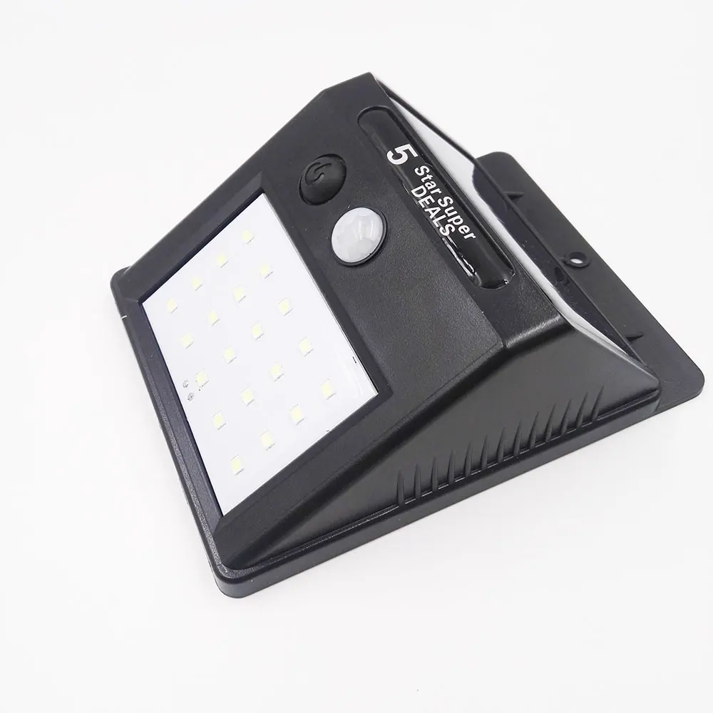 Светодиодный уличный светильник на солнечной батарее энергосберегающая лампа с