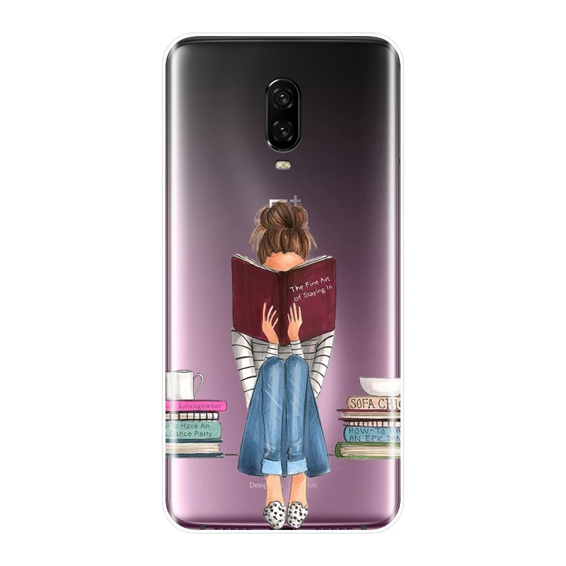 TPU для OnePlus 3 3T 5T 6T чехол телефона силиконовый мультяшный женский модный мягкий One