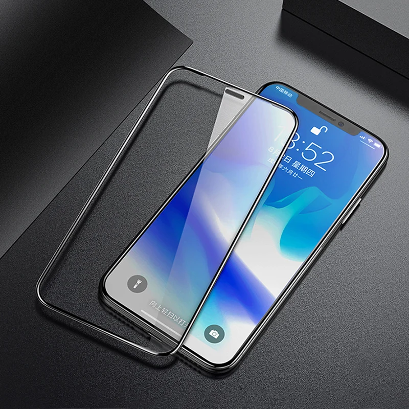 Benks 0 3 мм Полное покрытие закаленное стекло для iPhone XS5.8 ''XS MAX 6 5'' XR 1 &quotHD