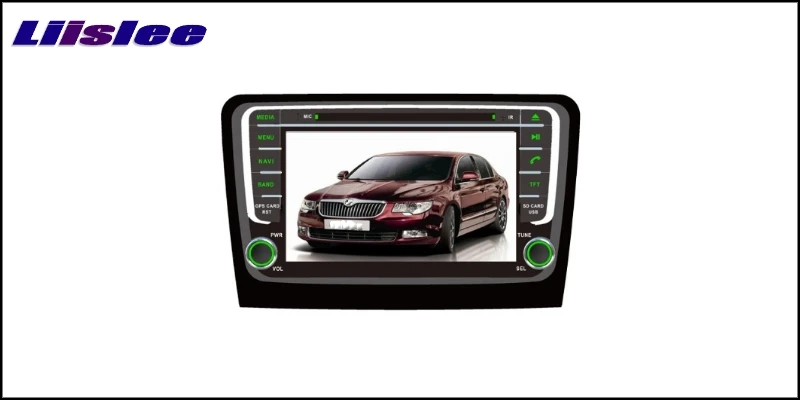 Для Skoda Rapid 2013~ LiisLee Автомобильный мультимедийный телевизор DVD gps аудио Hi-Fi радио стиль Навигация Advanced NAV NAVI карта