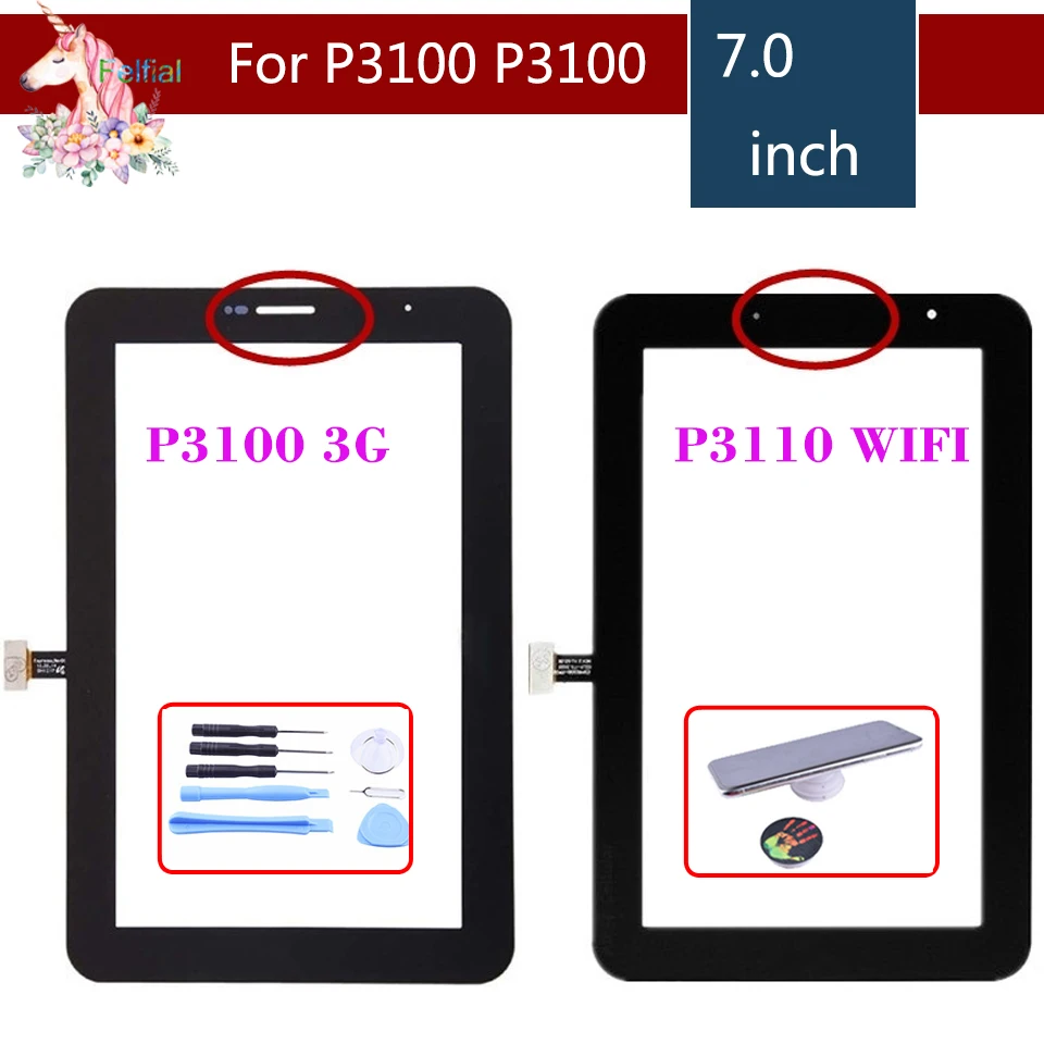 Оригинальный сенсорный экран 7 0 дюйма для Samsung Galaxy Tab 2 10. P3100 P3110 GT дигитайзер