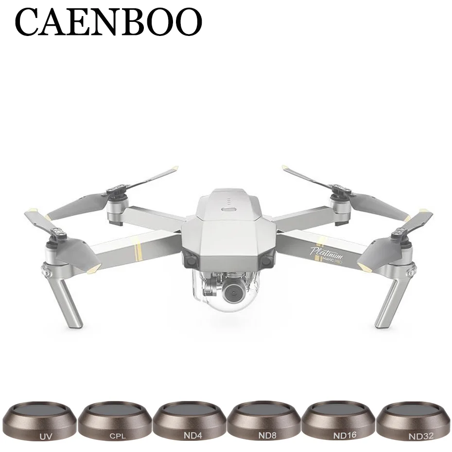 Фильтры для дрона DJI Mavic Pro Platinum UV CPL ND8 16 32 Polar, набор фильтров для камеры Mavic Pro, профессиональные аксессуары