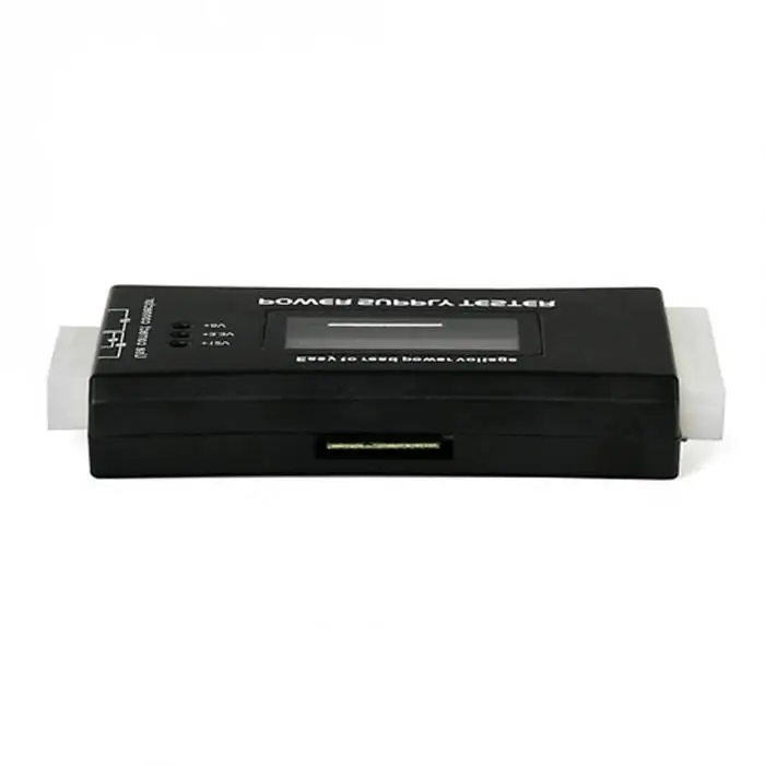 Компьютерный ПК тестер питания с ЖК-дисплеем Diaplay 20/24Pin Checker для SATA HDD ATX BTX PCI-E CDROM Floppy EM88