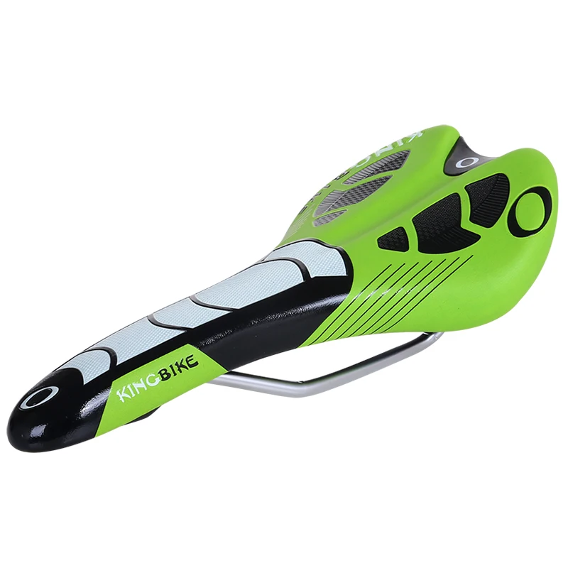 Бренд Selle велосипед седло Зеленый MTB дорожный велосипед седла из мягкой искусственной кожи горный велосипед Седло BMX Велосипедное Сиденье - Цвет: Зеленый