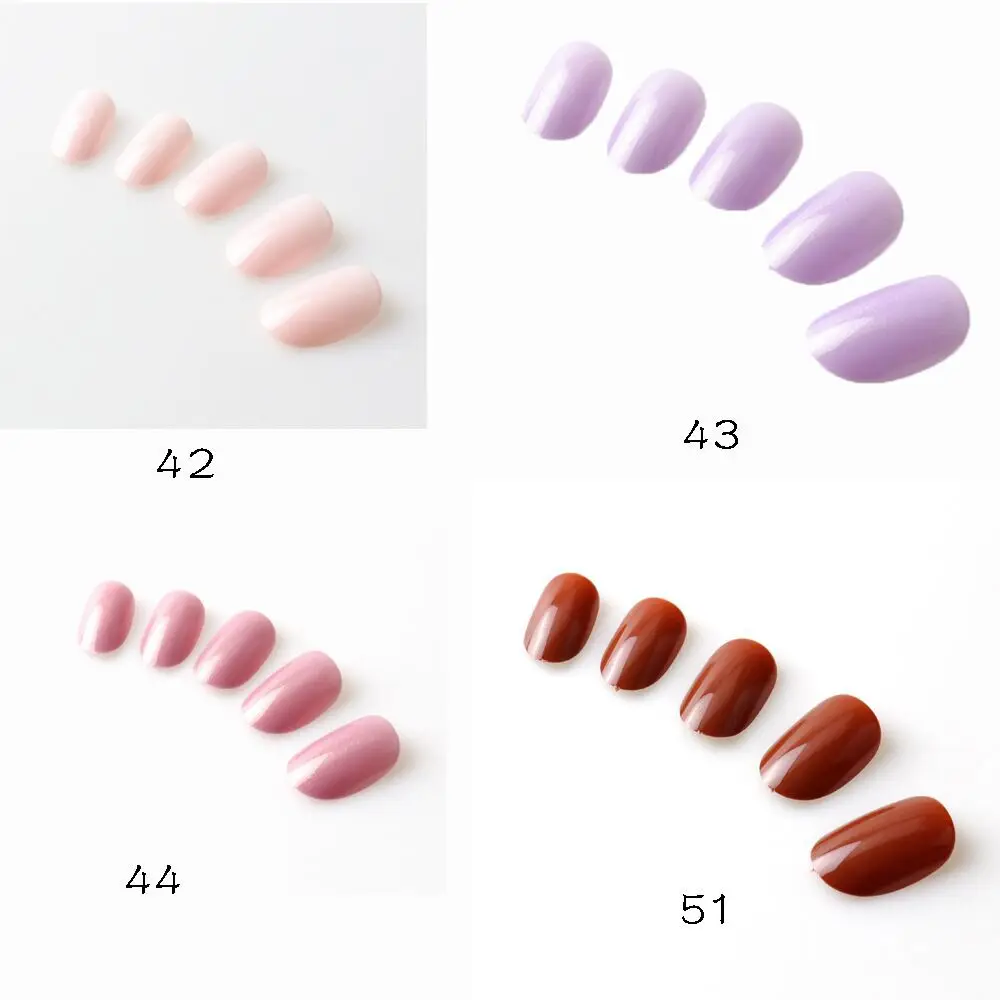 100 PCS Stiletto матовый телесный бежевый Ручная роспись ногтей советы нажмите на палку на поддельные ногти полное покрытие Средний накладные ногти