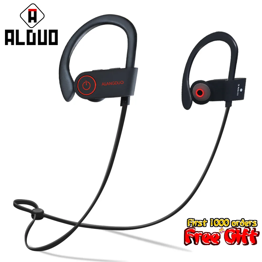 ALANGDUO G6 спортивные Bluetooth наушники беспроводные Auricolari Bluetooth с микрофоном гарнитура наушники Fone De Ouvido