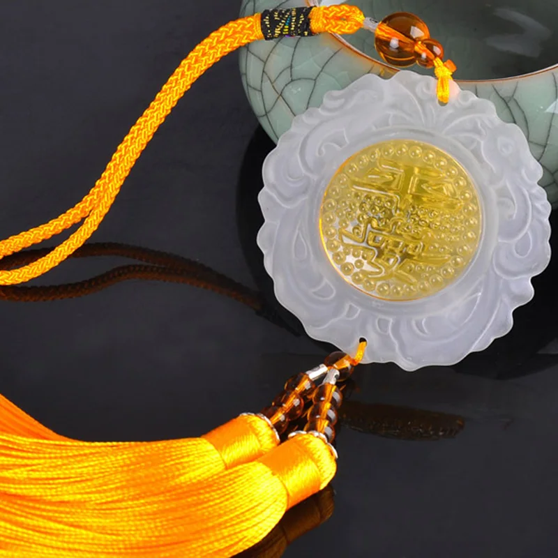 Автомобильный кулон ювелирный Кристальный символ мира автомобильные