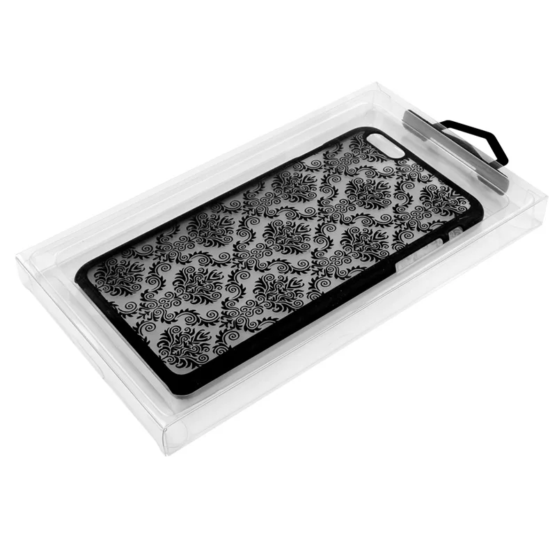 2000 шт./лот Упаковка из ПВХ Розничная коробка со вставной ручкой для iphone 6 S/6 S/7 plus