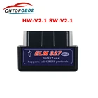 Диагностический сканер Super Mini ELM327, Bluetooth V2.1, OBD2, ELM 327