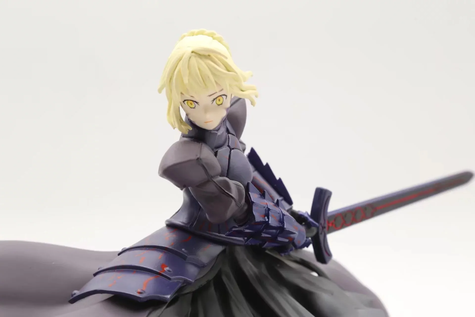 20 см Новые аниме Fate/stay Night нулевой изменить черный сабля модель ПВХ Коллекция