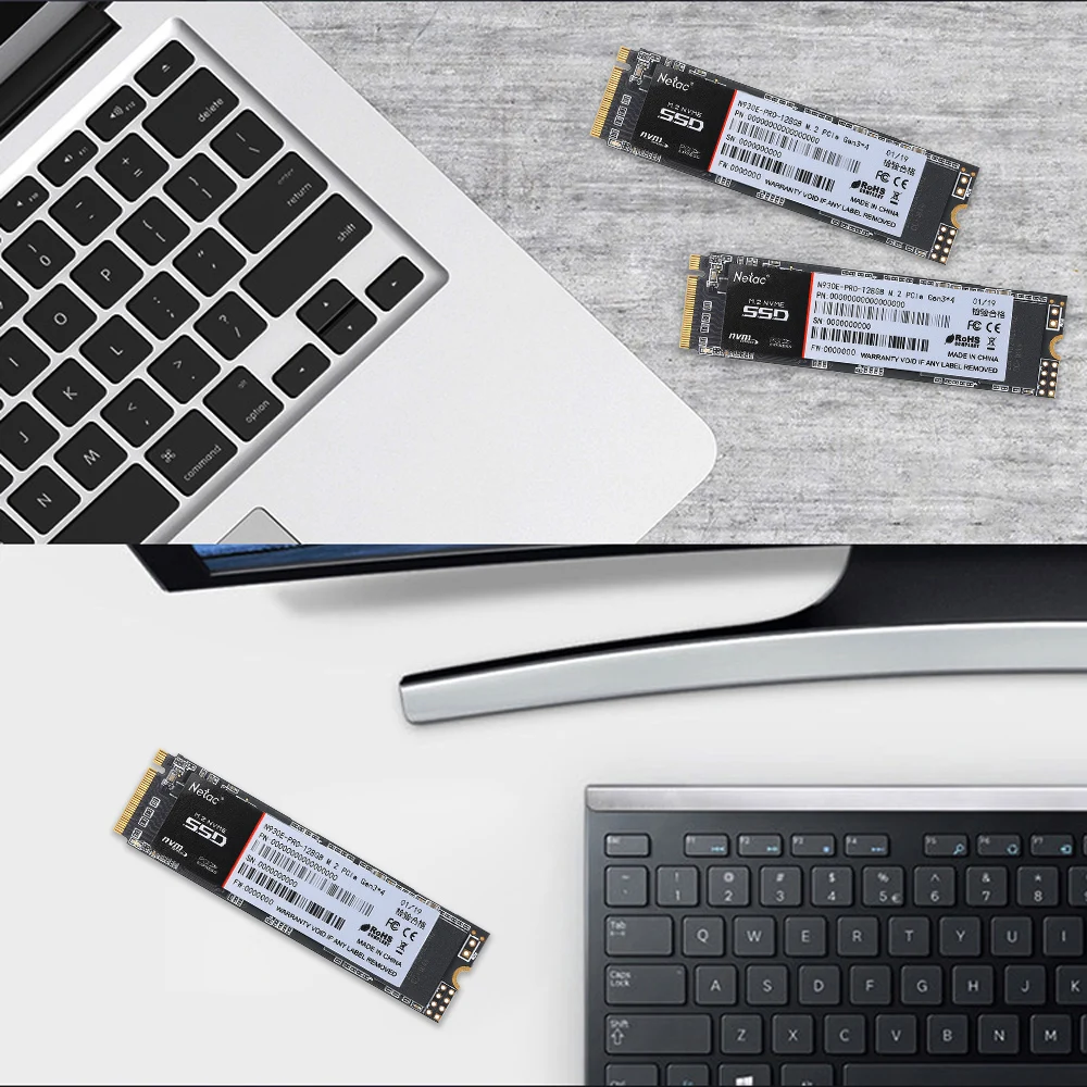 Твердотельный накопитель Netac N930E Pro SSD M.2 2280 SSD 128GB NVMe PCIe Gen3* 4 3D MLC/TLC NAND