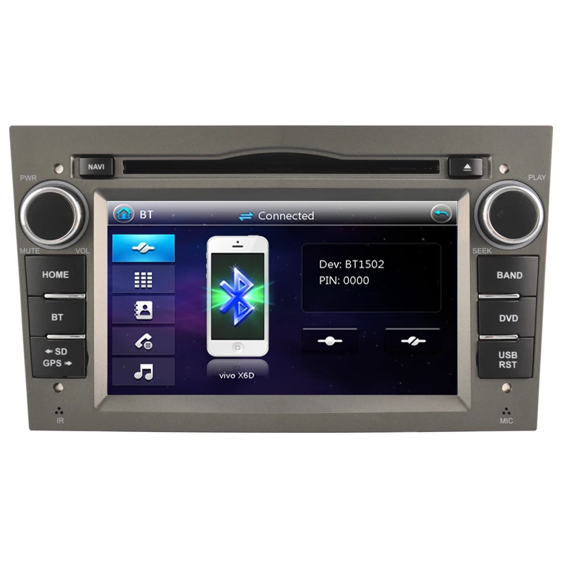 Черный Автомобильный DVD Плеер головное устройство navi autoradio для Vauxhall Opel Astra H G J Vectra