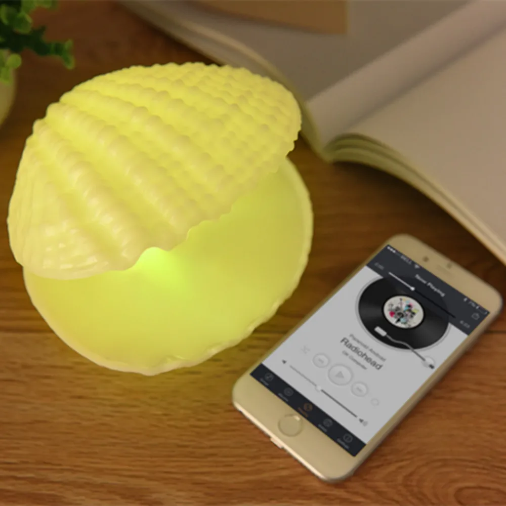 YIYANG LED Музыка ночник 7 видов цветов корпус беспроводной Bluetooth плеер звук динамик
