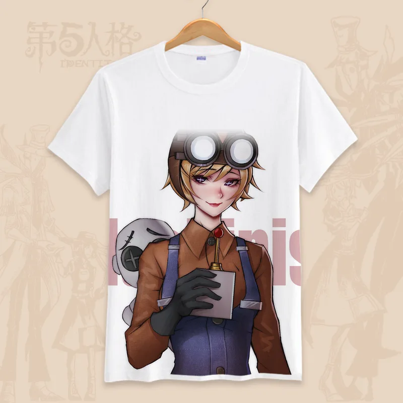 Identity V T-Shirt Multi-style Short Sleeve Shirts for Women Men Summer Casual Tops Tees | Мужская одежда
