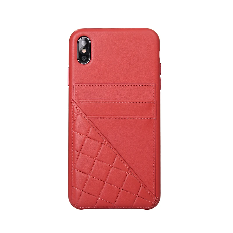 Задняя крышка из натуральной кожи для Apple iPhone X XS Max полная защита бизнес кошелек