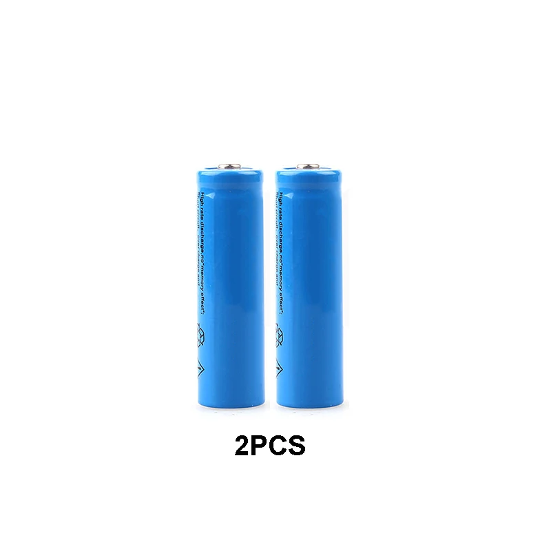 2PCS 1/2/10 шт./лот eastfire AA 14500 750mah 3,7 V литиево-ионная аккумуляторные батареи и светодиодный фонарик - Цвет: 2PCS