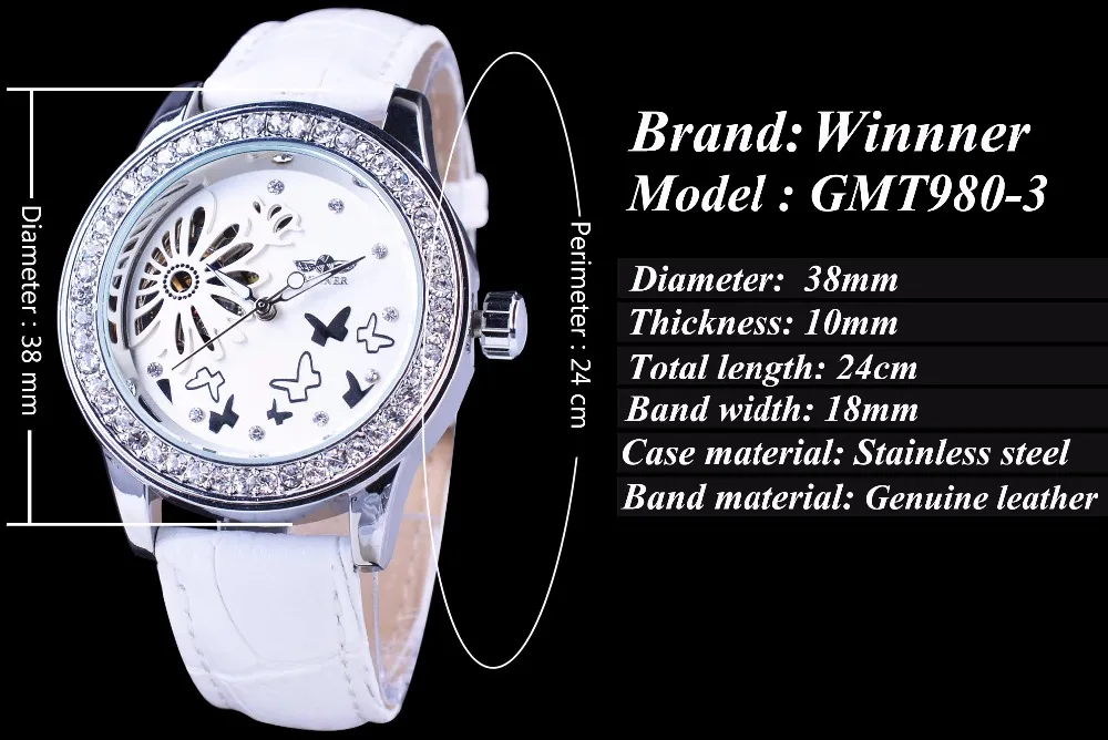 Победитель Белый Алмаз Дизайн Женщины Мода Повседневная Одежда Женский Скелет