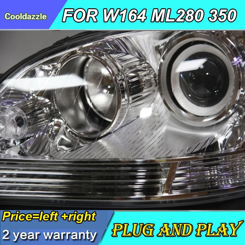Для Mercedes Benz W164 ML280 ML320 ML350 светодиодный головной светильник 2005 2006 2007 2008 год