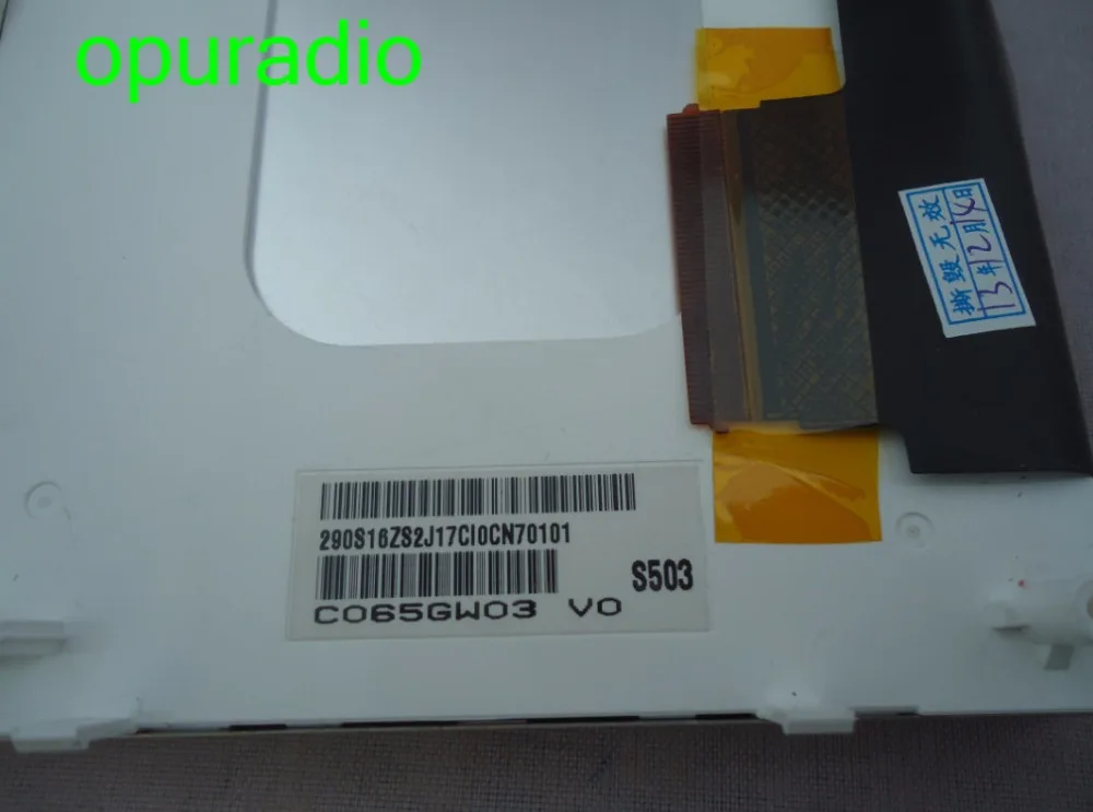C065GW03 V0 ЖК-дисплей дисплей ТПО 6,5 дюймов 400*240 экран+ сенсорная панель для RCD510 автомобиля gps ЖК-дисплей планшета