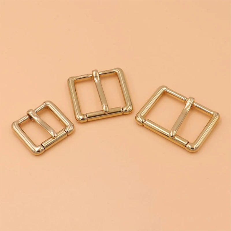 2 шт. Твердый латунный роликовый РЕМЕНЬ Пряжки Металлические Булавки пряжки для
