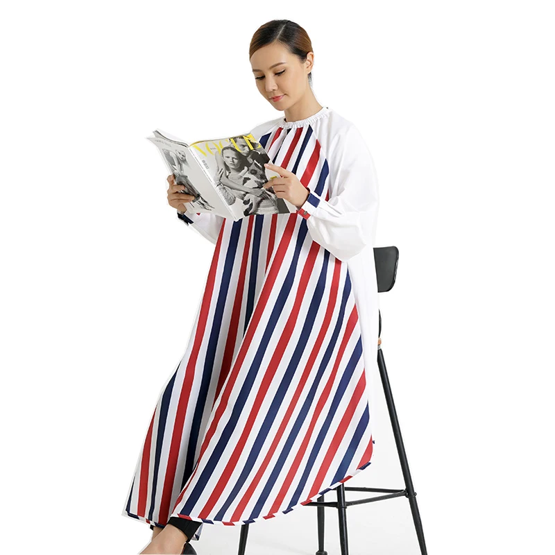 Высококачественная Парикмахерская накидка с длинными рукавами парикмахерские