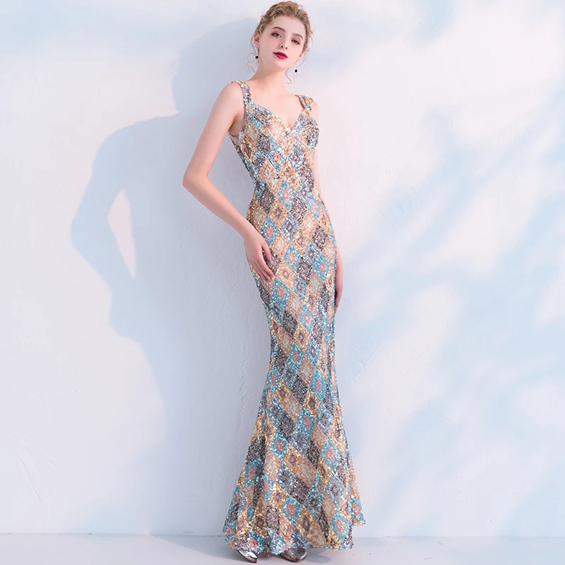 Vestidos De Festa Русалка Элегантное вечернее платье халат Soiree Сексуальное Милое с
