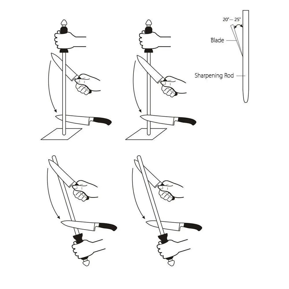 Стальная точилка для ножей 10 дюймов | Дом и сад