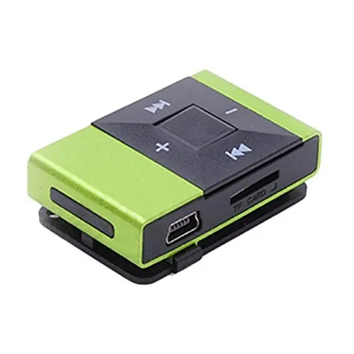 AAAE Топ Мини Портативный USB 2 0 Клип Цифровой MP3 музыкальный плеер Перезаряжаемые Поддержка 8 GB SD карты памяти