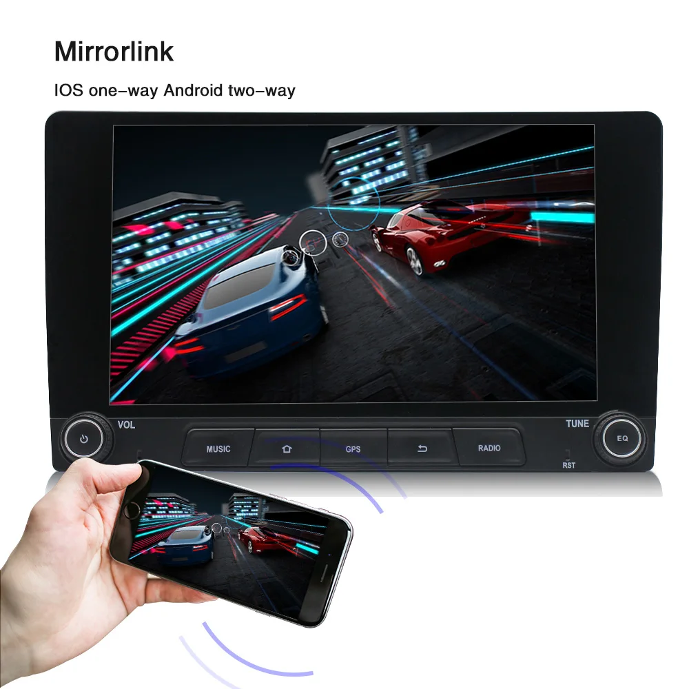 9 &quot автомобильное радио стерео Android 7 1 Google карта мультимедийный плеер gps Bluetooth