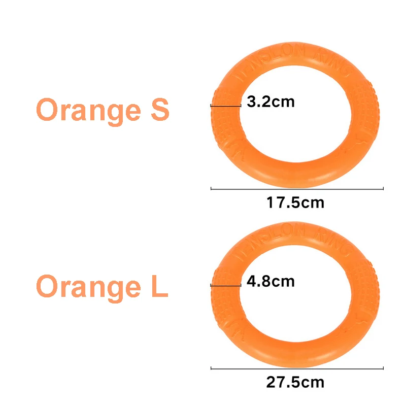 Ring Orange Hoopet игрушки для собак товары для домашних животных жевательная игрушка интерактивный Съемник укуса Игрушки для маленьких больших собак аксессуары тренировочные товары - Цвет: Ring Orange