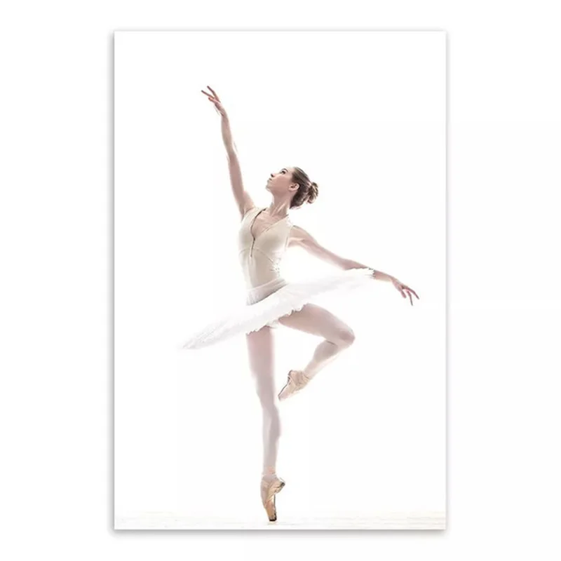 

Nordic Poster Art Print Graceful Ballet Dance Wall Art Pictures For Living Room Beautiful Girl Canvas Painting Bedroom Decor