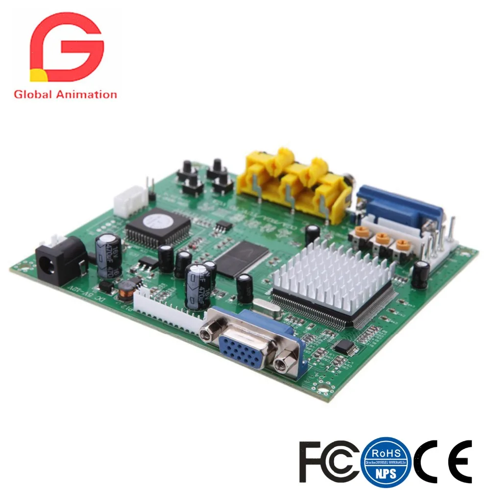 Оригинальный 1 канальный релейный модуль GBS8200 плата CGA/EGA/YUV/RGB для VGA аркадная игра
