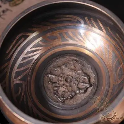 

Bowl Hand Hammered CHAKRA Meditation 190MM wholesale BRAAS Buddhism copper singing bowls Antique Garden Decoration Silver Brass