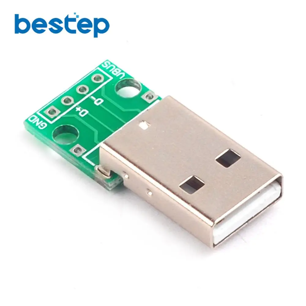 2 шт. адаптер конвертер USB на DIP для печатной платы 54 мм|usb supply|usb tousb to dip |