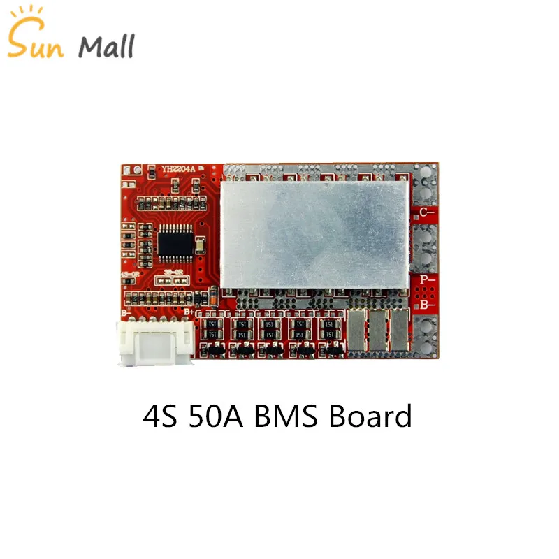Семейная плата 50A BMS/плата защиты литиевой батареи 55A 3 7 в с балансом|Детали и