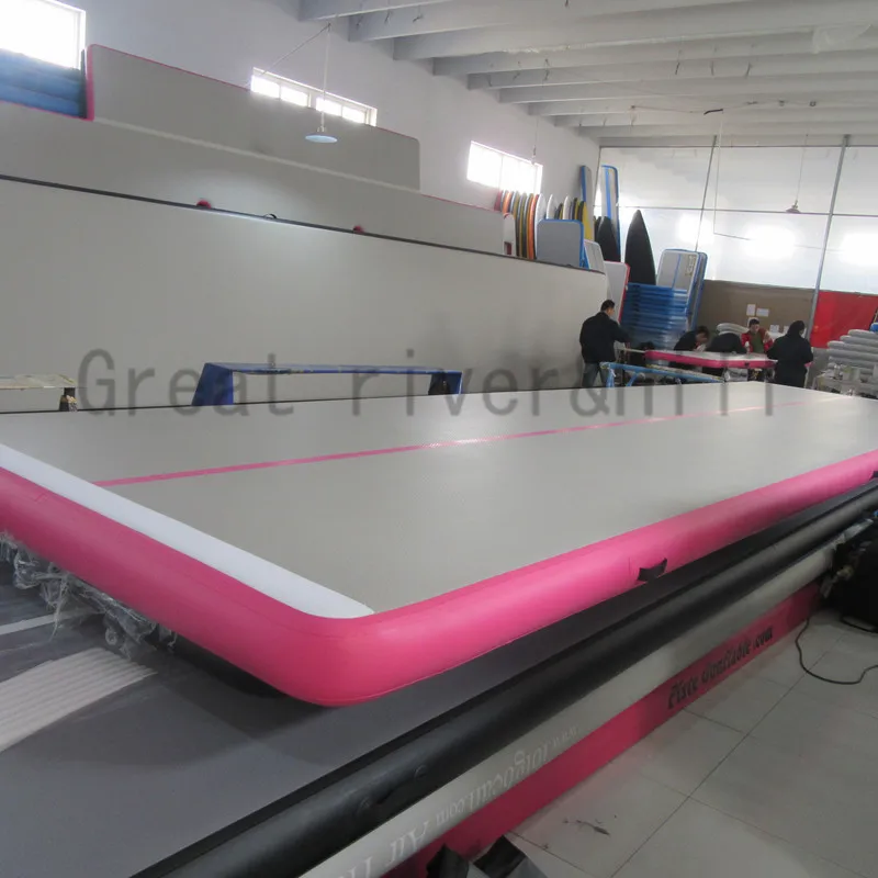 Дешевые надувные воздушные коврики для гимнастики уличные треки плавающие с