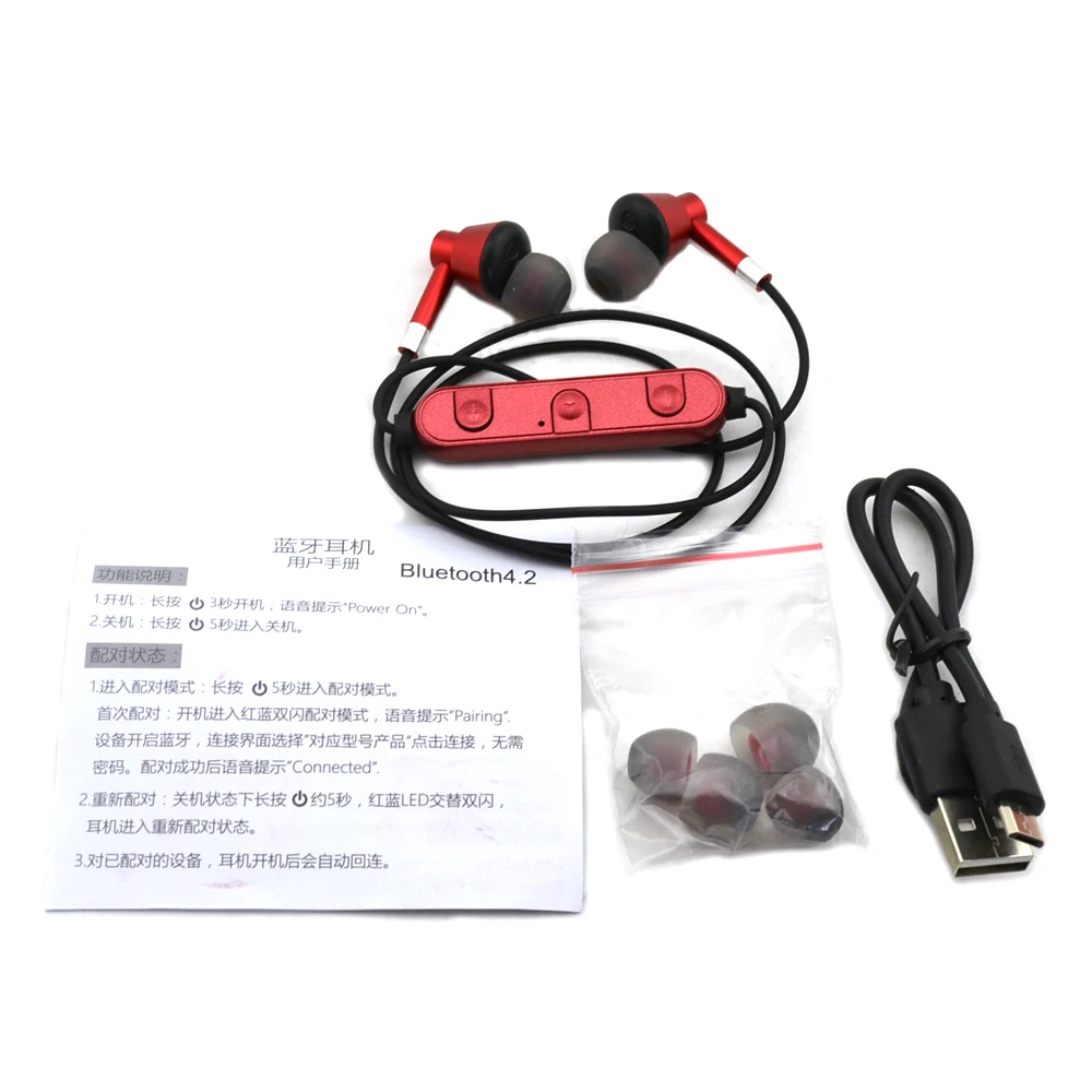 

qijiagu 10sets Wireless Bluetooth headphones Earphone Headset Sport with Microphone for Android iPhone Phone