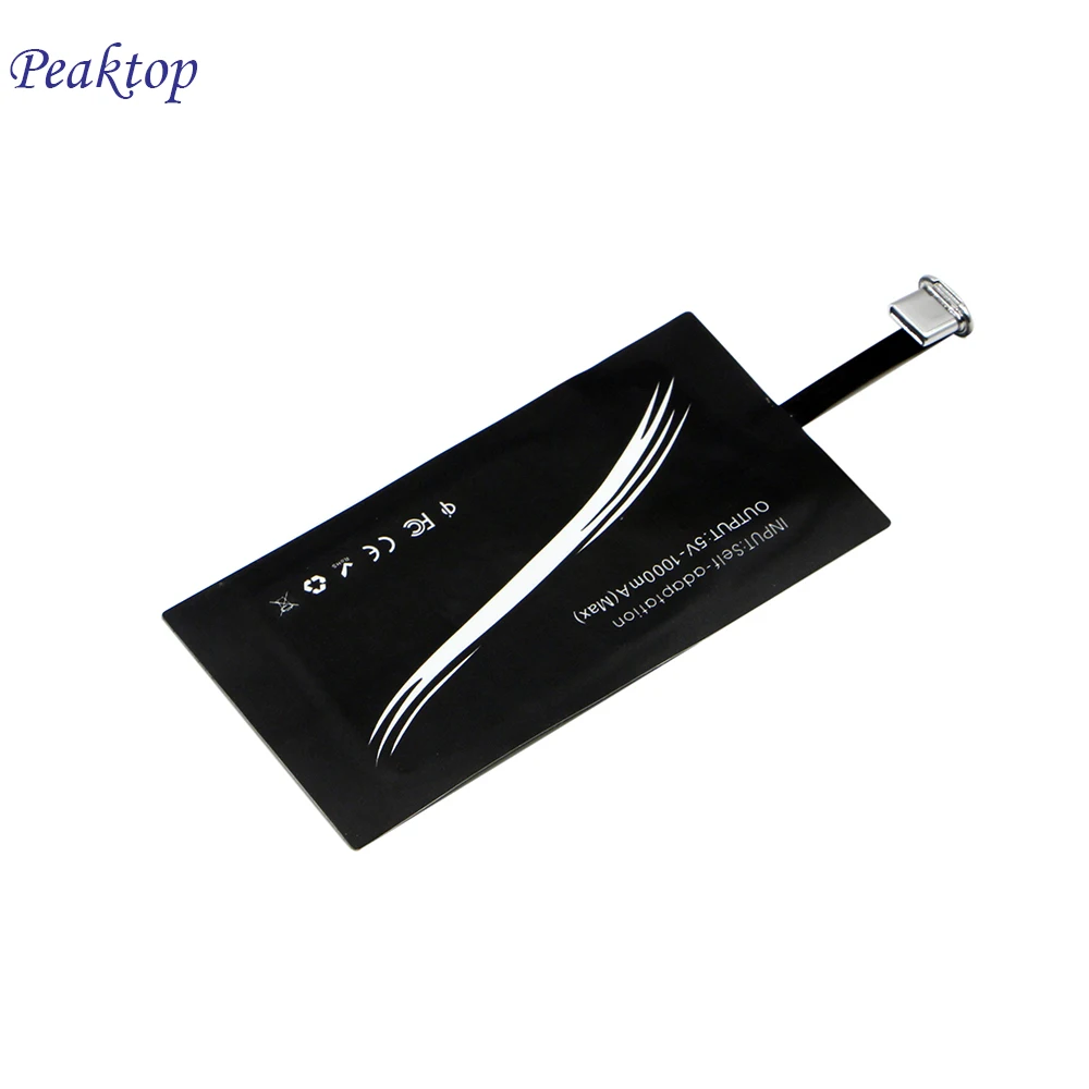 Универсальное беспроводное зарядное устройство Qi Type C зарядный приемник для USB