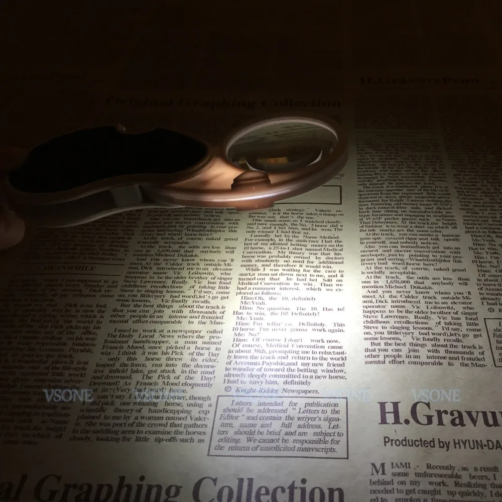 4X 42 мм мини ювелирные изделия Бриллиантовая тройка лупа для измерения глаз