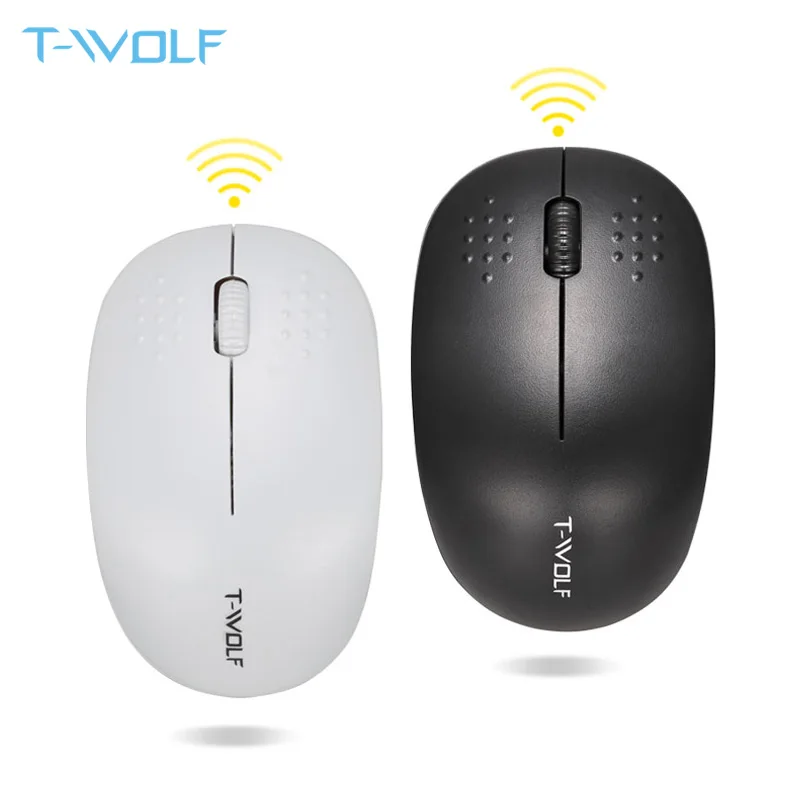 T-WOLF Q4 компьютерная беспроводная мышь маленькая портативная эргономичная